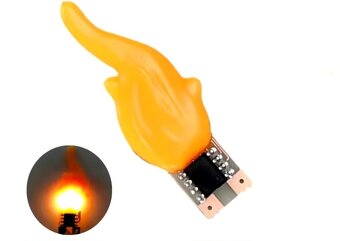 Led imitácia plameňa sviečky - 2