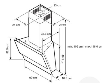 Novy samsung digestor 90cm - 2