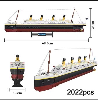 Titanic stavebnica - 2
