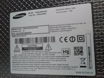 Predám SMART LED TV Samsung UE50J5502AK 127 cm (50") - 2