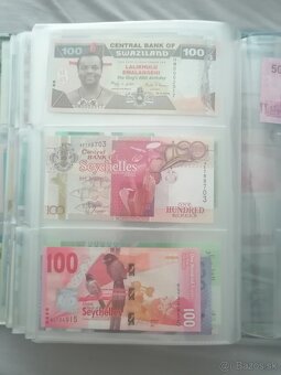 Veľká zbierka bankoviek zo sveta ako celok (hodnota 3.800€+) - 2