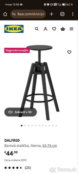 4+1 jedálenský set barový stôl so stoličkami - 2