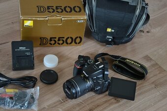 Nikon D5500 - wifi - dotyk. display - nafotene len 12 tisic - 2