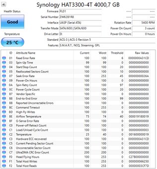 3,5" HDD Synology / WD / Seagate 4TB - 2