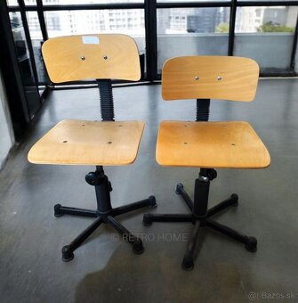 Retro industriálne stoličky - 2