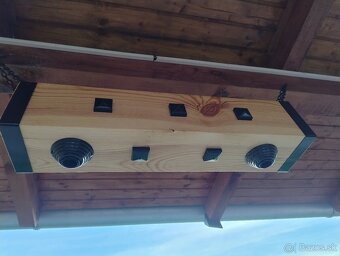 Lustre drevený hranol - 2