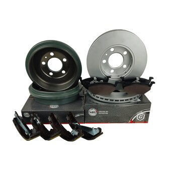 2x Predné brzdové kotúče A.B.S (Ø 256mm) - 2