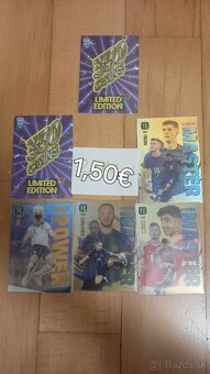 Futbalové karty od 15c po 5€ - 2