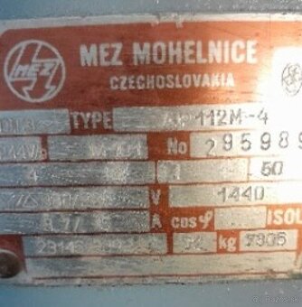 Predám elektromotor + hriadeľ na cirkulár - 2