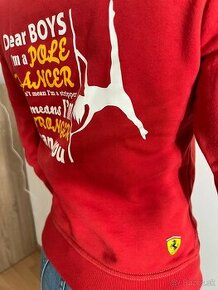 Dámska Mikina Puma Scuderia Ferrari veľ S +potlač POLE DANCE - 2