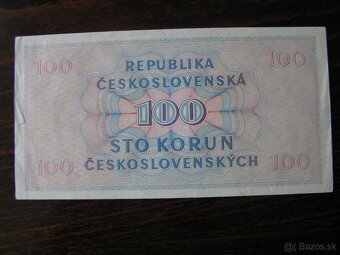 ČESKOSLOVENSKÉ BANKOVKY: 100-KORÚN-1945 - 2