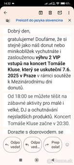 VIP vstupenky na Tomáš Klus - 2