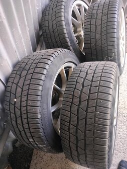 4ks alu disky orig. Mercedes 5x112 R17 pneu 245/45 R17 7mm - 2