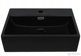 predám čierne keramické umývadlo na dosku - 2