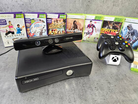 Xbox 360 Slim 250GB, Kinect, 2 ovládače, 8 hier - 2