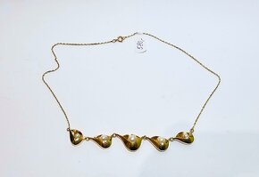 zlatý perlový náhrdelník - 2