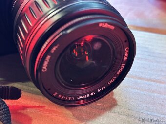 Digitálna zrkadlovka Canon 500D + objektív a príslušenstvo - 2