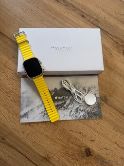 Inteligentne hodinky Ultra Watch 2 Titanium - žlté - 2