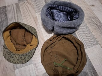 Stará vojenská čiapka - set 3ks - 2
