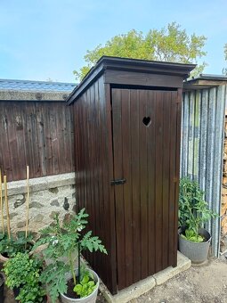 Kadibudka WC Drevená latrína - 2