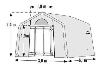 Foliovnik shelterlogic 3x6.1 - 2