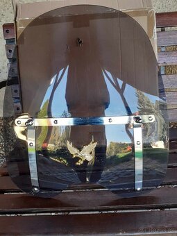 Celne sko Plexi stit na motorku-chopper - 2