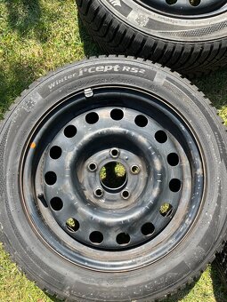 Plechové disky + zimné pneu 205/55 R16 91H M+S - 2