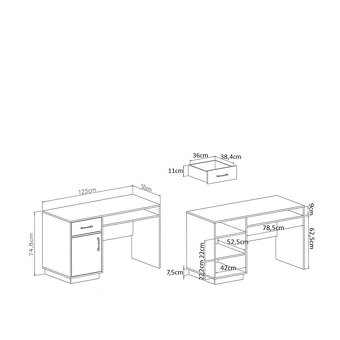 Pisaci stol (ako novy) - 2