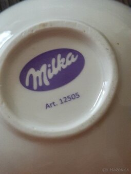 Milka misky. - 2