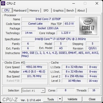 i7-10700F + 32GB DDR4-3200 + TUF GAMING B560 + COOLER - 2