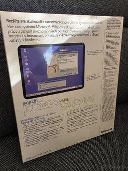 Windows 98 - NEOTVORENÁ Big Box CD verzia - 2