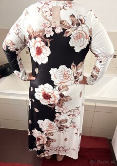 Šaty s kvetmi veľkosť 44 - 2