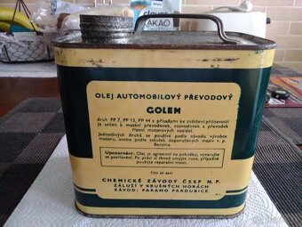 Plechová nádoba olej-GOLEM - 2