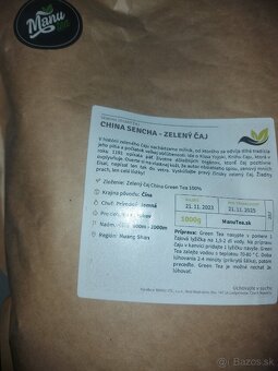 Caje manu tea tee caj sipany 5 druhov cena je 30% nizsia - 2