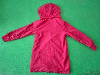 Ružový kabátik veľkosť 122 - 2