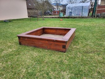 Drevené pieskovisko - 2