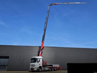 Mercedes-Benz Arocs 2553-8x4–Valník+HR-HMF 50 t/m+JIB-EURO 6 - 2