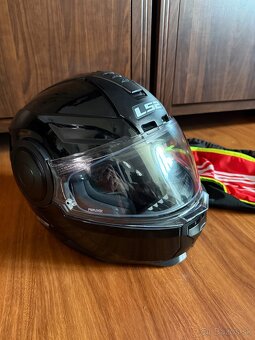 Výklopná moto prilba LS2 FF902 Scope Solid - 2