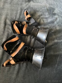 Plechové rukavice – LARP, reenactment, cospay - 2
