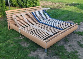 Manželská polohovateľná elektrická posteľ 200x90x2 - 2