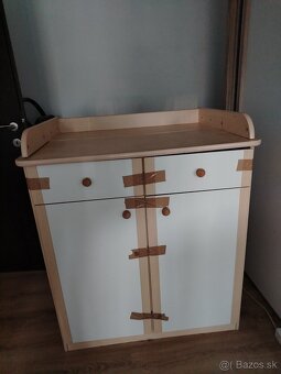 Detská komoda / prebalovaci pult - funkčná - 2