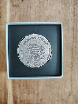Strieborná investičná minca Queen Nefertiti 5 Oz 2017 - 2