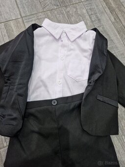Detský oblek s košeľou - 2
