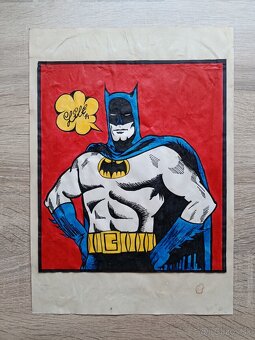 DC Comics a Marvel Comics ručné kresby v RETRO štýle - 2