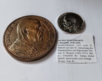 MEDAILE T,G,MASARYK 1935 - 2