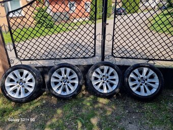 BMW 17’’originál hliníkové disky+zimne pneumatiky - 2