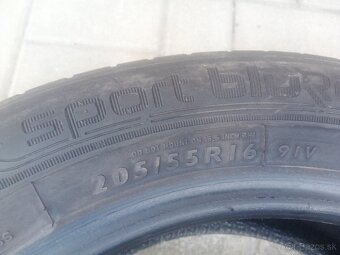 205/55 R16 letné Dunlop - 2