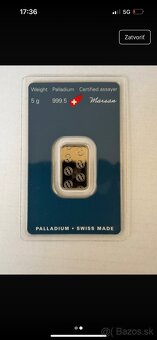 Tehlička 5g Palladium - 2