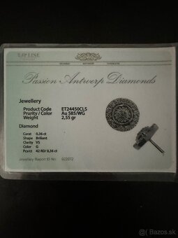 Predám diamantové náušnice - 2