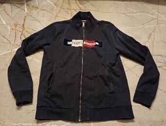 Tommy Hilfiger tmavomodrá zipsová - 2